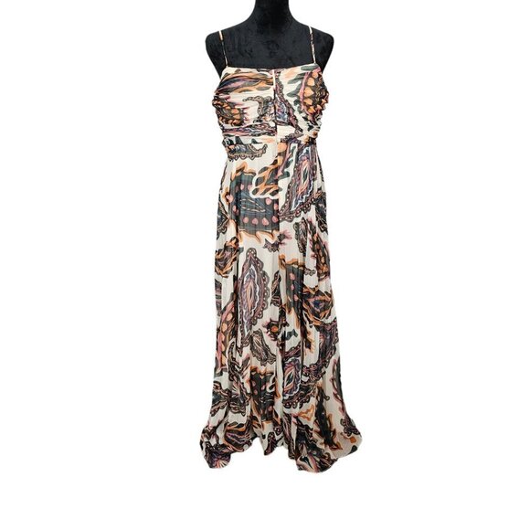 Anthropologie Ranna Gill Pleated Halter Jumpsuit - Picture 3 of 13